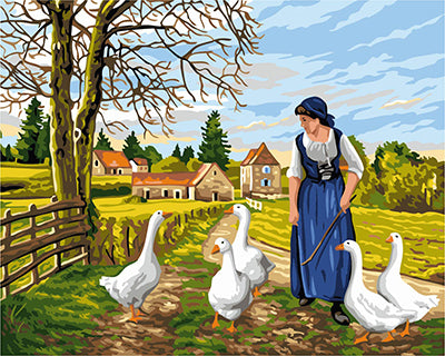 Porträt Malen nach Zahlen GX26303