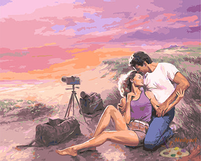 Liebe Malen nach Zahlen GX26330