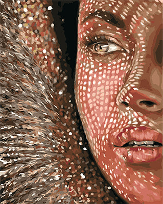 Abstrakt Malen nach Zahlen GX26335