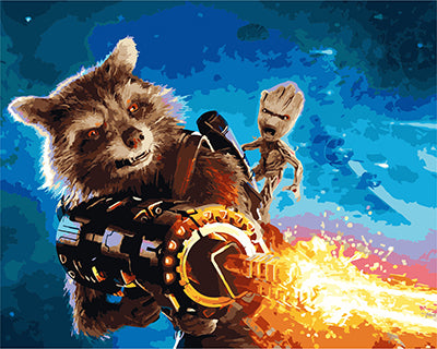 Movie Paint By Numbers Kits UK GX26338