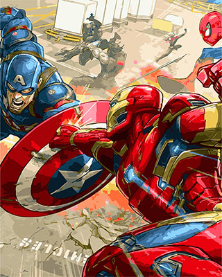 Movie Paint By Numbers Kits UK GX26344