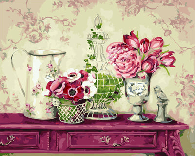 Blume Malen nach Zahlen GX26349