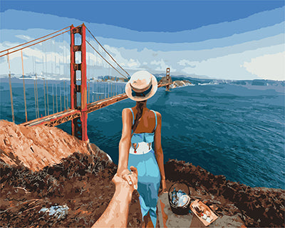 Porträt Malen nach Zahlen GX26369