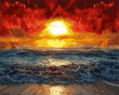 Landschaft Malen nach Zahlen GX26375