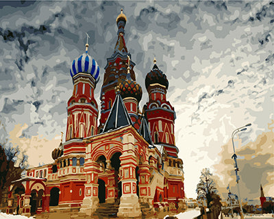 Stadt Malen nach Zahlen GX26391