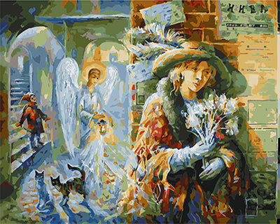 Porträt Malen nach Zahlen GX26432