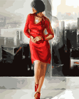 Porträt Malen nach Zahlen GX26489