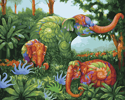 Cartoon Malen nach Zahlen GX26501