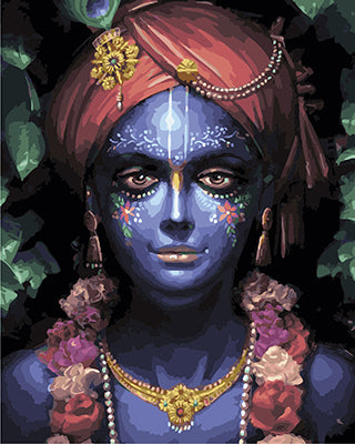 Porträt Malen nach Zahlen GX26503