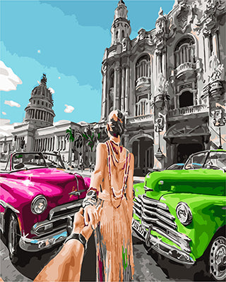 Porträt Malen nach Zahlen GX26507