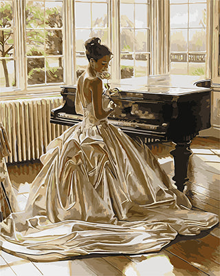 Porträt Malen nach Zahlen GX26509