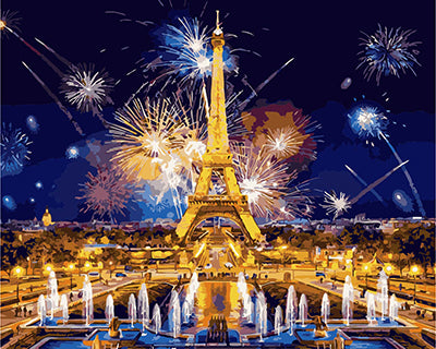 Stadt Malen nach Zahlen GX26543