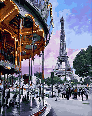 Stadt Malen nach Zahlen GX26550