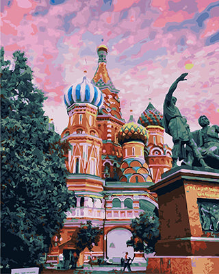 Stadt Malen nach Zahlen GX26552