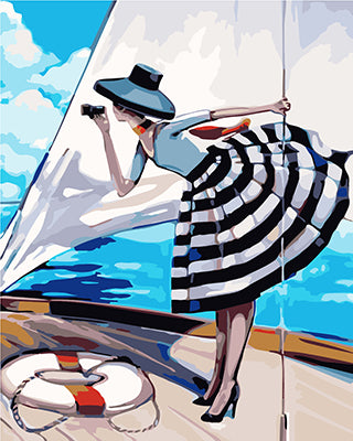 Porträt Malen nach Zahlen GX26558