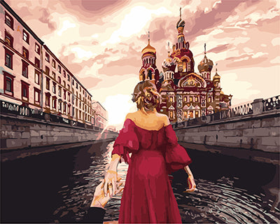 Porträt Malen nach Zahlen GX26561