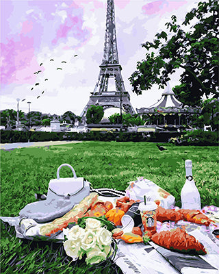 Stadt Malen nach Zahlen GX26571