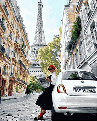 Stadt Malen nach Zahlen GX26572