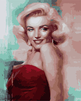 Porträt Malen nach Zahlen GX26576