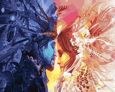 Liebe Malen nach Zahlen GX26585