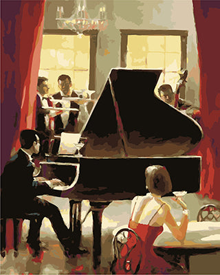 Porträt Malen nach Zahlen GX26603