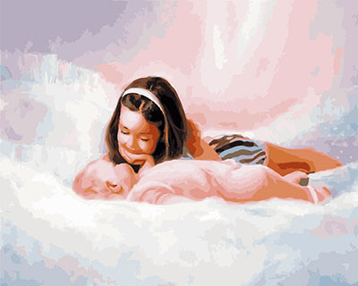 Porträt Malen nach Zahlen GX26614