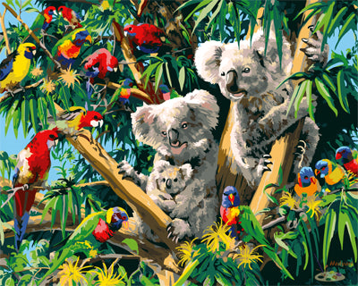 Tier Malen nach Zahlen GX26630