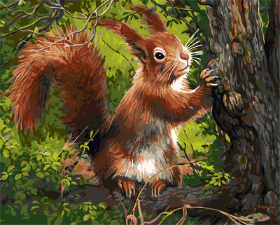 Tier Malen nach Zahlen GX26639