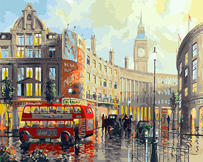 Stadt Malen nach Zahlen GX26654