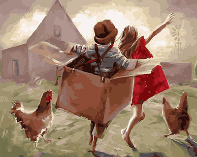 Porträt Malen nach Zahlen GX26657