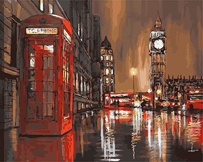 Stadt Malen nach Zahlen GX26678