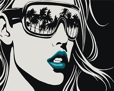 Porträt Malen nach Zahlen GX26682