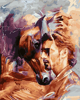 Porträt Malen nach Zahlen GX26697