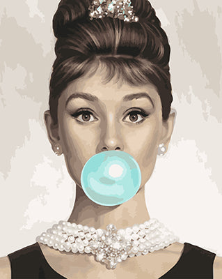 Porträt Malen nach Zahlen GX26712