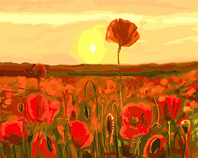 Blume Malen nach Zahlen GX26720