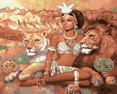 Porträt Malen nach Zahlen GX26727