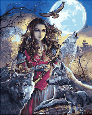 Porträt Malen nach Zahlen GX26752