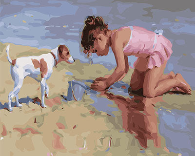 Porträt Malen nach Zahlen GX26925