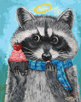 Tier Malen nach Zahlen GX26959