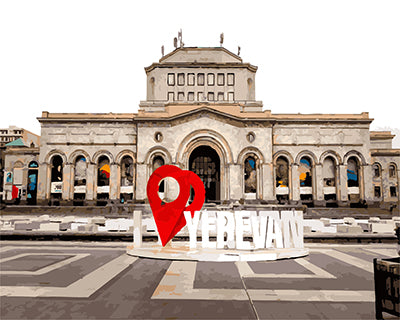 Stadt Malen nach Zahlen GX26966