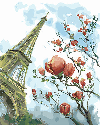 Stadt Malen nach Zahlen GX26985