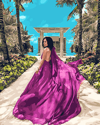 Porträt Malen nach Zahlen GX26987