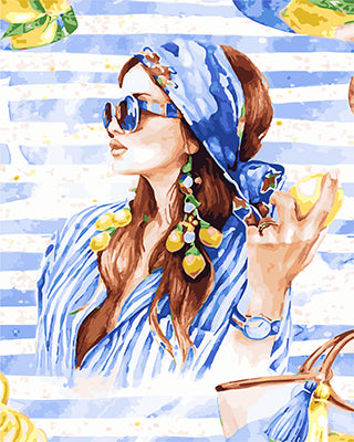 Porträt Malen nach Zahlen GX27016