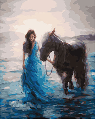 Porträt Malen nach Zahlen GX27018