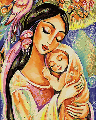 Porträt Malen nach Zahlen GX27033