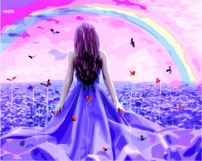 Porträt Malen nach Zahlen GX27037