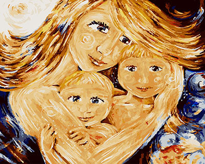 Porträt Malen nach Zahlen GX27087