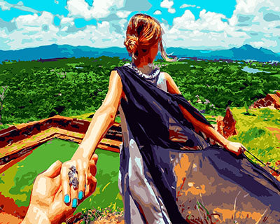 Porträt Malen nach Zahlen GX27096