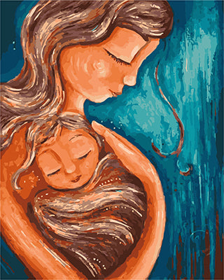 Porträt Malen nach Zahlen GX27108