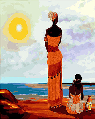 Porträt Malen nach Zahlen GX27117